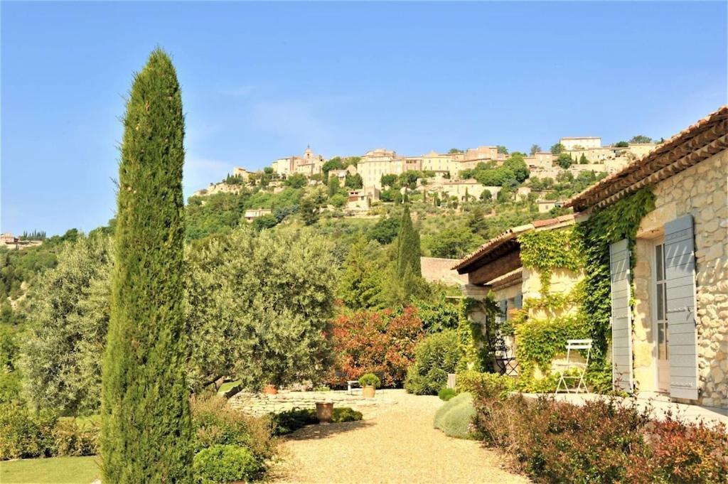 In Gordes, Facing The Entire Luberon Park A Beautiful 5 Bedrooms House Extérieur photo