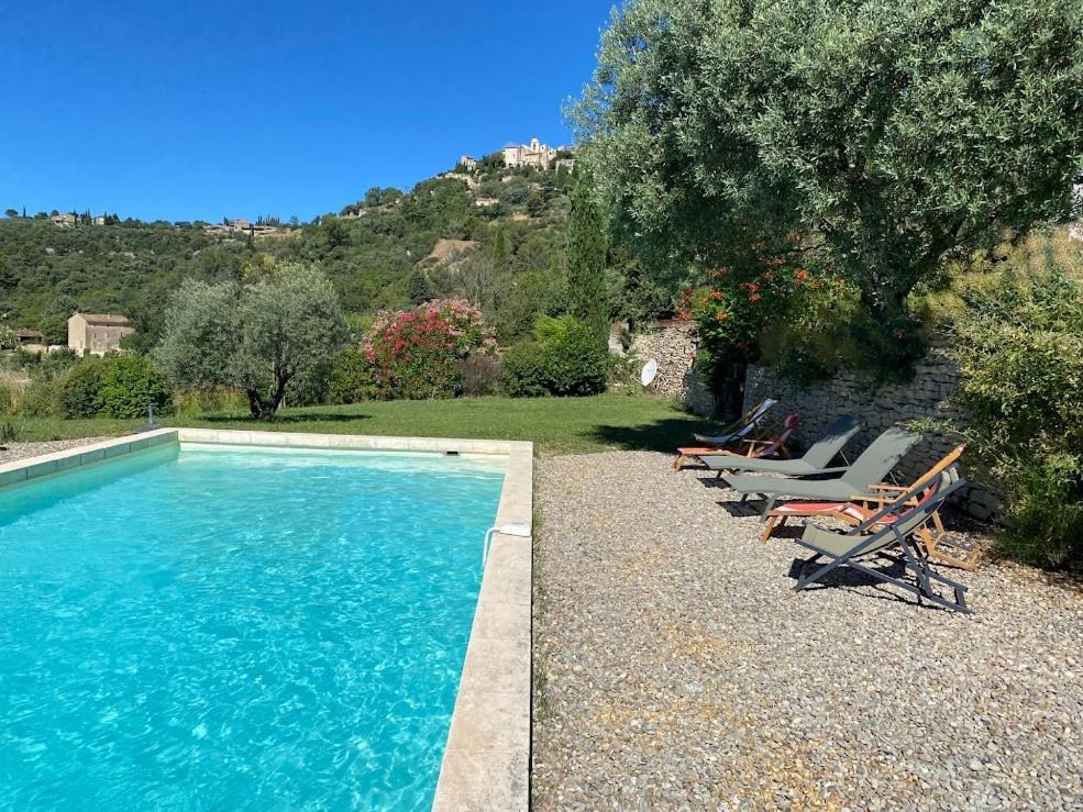 In Gordes, Facing The Entire Luberon Park A Beautiful 5 Bedrooms House Extérieur photo